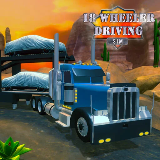 Play 18 Wheeler Driving Sim free online