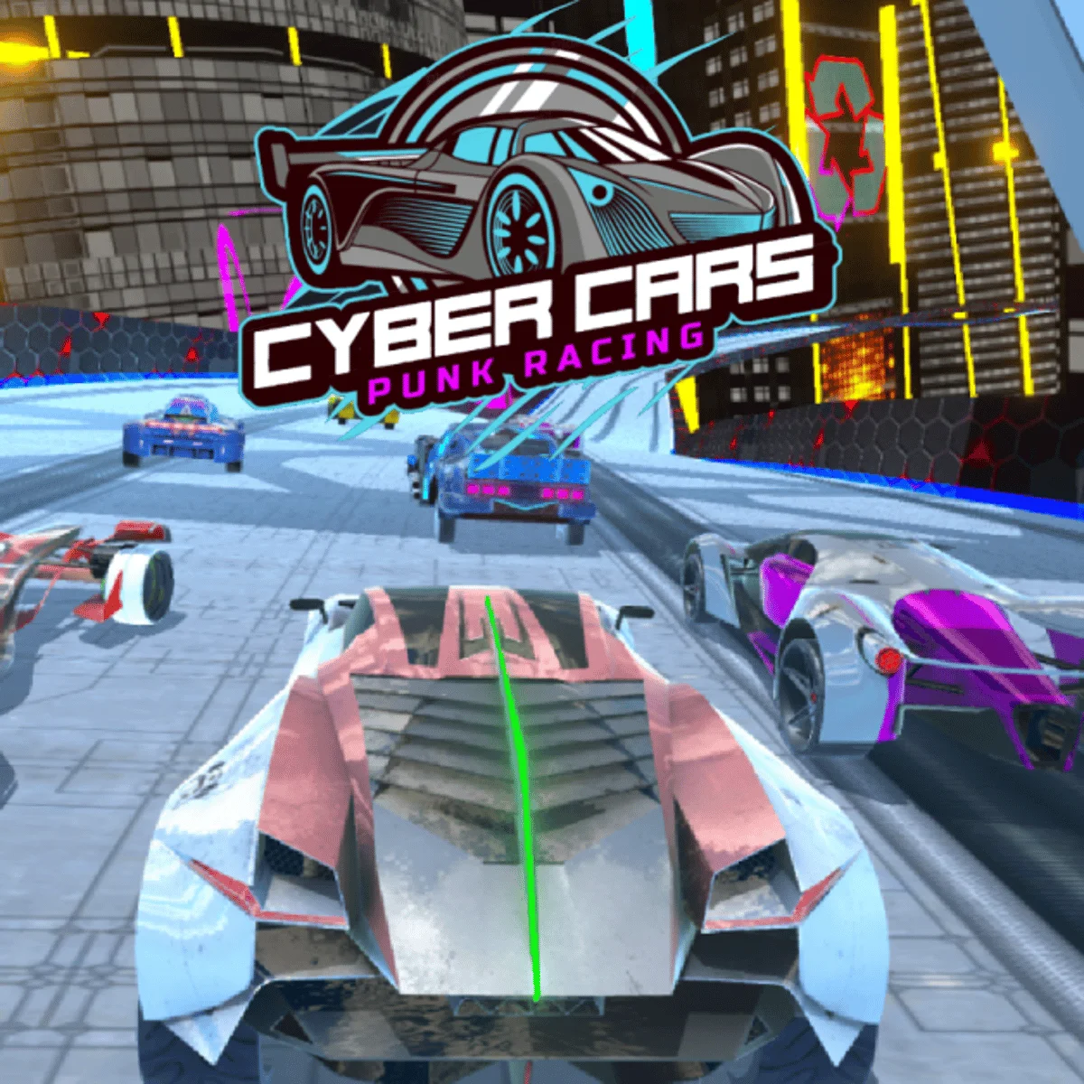 Play Cyber Cars Punk Racing free online