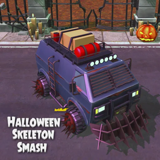 Play Halloween Skeleton Smash free online