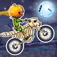 Play Moto x3m Spooky Land online